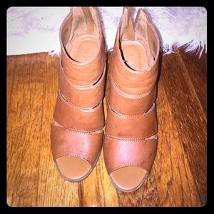 Brown Booties size 7